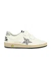 Golden Goose Old School Touch-strap Sneakers In White