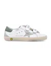 Golden Goose Kid- Old School Sneakers In White/ice