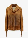 Golden Goose Women Olinda Fringed Jacket In Multi