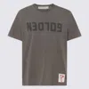 Golden Goose Golden Regular T-shirt Men In Gray