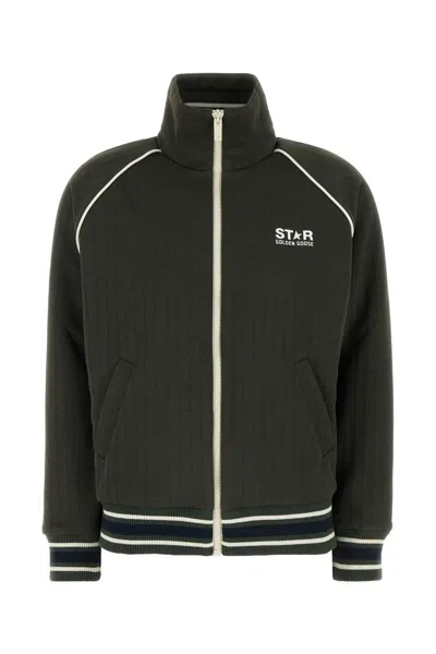 Golden Goose Olive Green Polyester Martina Sweatshirt
