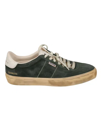 Golden Goose Soul Star Suede Linguetta E Tallone Pelle In Green