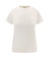 Golden Goose Jersey T-shirt With Metallic Star Detailing And Iconic Logo In White