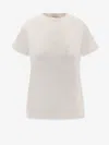 Golden Goose Jersey T-shirt With Metallic Star Detailing And Iconic Logo In White