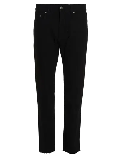 Golden Goose One Wash Cotton Jeans In Black