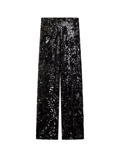 GOLDEN GOOSE ONIA TULLE TROUSERS WITH SEQUINS