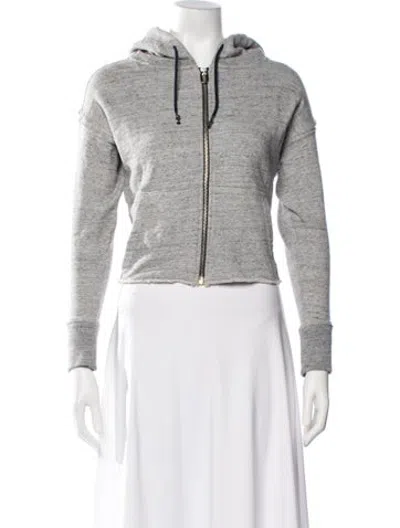 Pre-owned Golden Goose Open Front Sweater In Grey