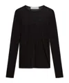 Golden Goose Open-necked Black Shirt In Black