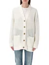 GOLDEN GOOSE GOLDEN GOOSE OPENWORK COTTON CARDIGAN