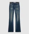 Golden Goose Bootcut Denim Trousers Featuring Five Pockets In Blue