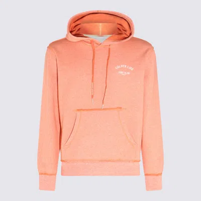 Golden Goose Orange Cotton Blend Sweatshirt In Burgundy