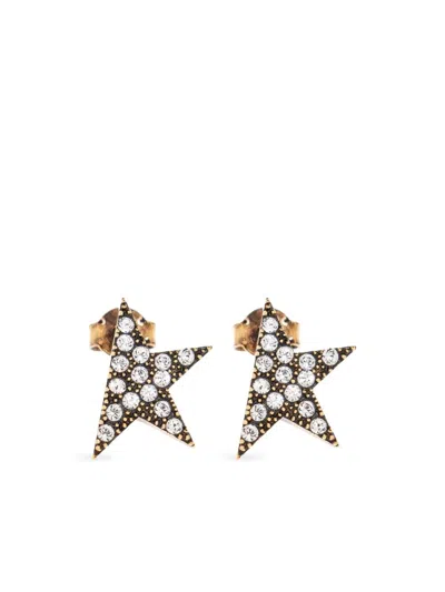 GOLDEN GOOSE STAR W/CRYSTAL EARRINGS