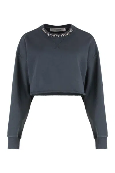 Golden Goose Organic Cotton Cropped Sweatshirt