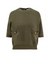 Golden Goose Deluxe Brand Button Detailed Knitted Top In Green