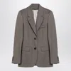 Golden Goose Greige Single-breasted Jacket In Wool In Brown