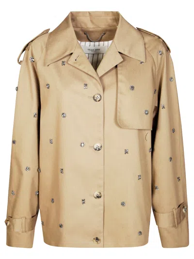 Golden Goose Over Short Trench Coat Noa Heavy Cotton