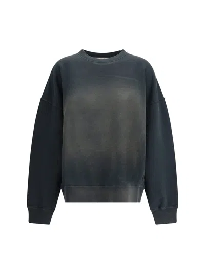 Golden Goose Cotton Crew-neck Sweatshirt In Gray