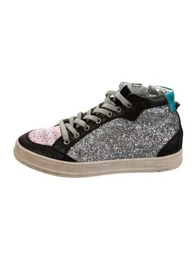Pre-owned Golden Goose P448 Sneakers In Silver