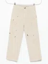 Golden Goose Paint-splatter Trousers In Neutral