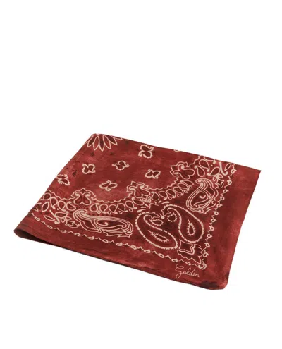 GOLDEN GOOSE GOLDEN GOOSE PAISLEY PRINT SILK GOLDEN FOULARD
