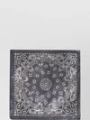Golden Goose Paisley Print Silk Scarf