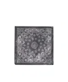 Golden Goose Paisley Print Silk Scarf In Gray