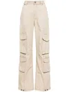 Golden Goose Panelled Cotton Cargo Trousers In 15527