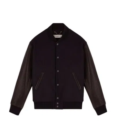 Golden Goose Deluxe Brand Panelled Bomber Jacket In Purple