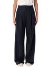 Golden Goose Pant Pin Stripe In Black