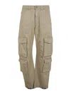 Golden Goose Cargo Pants In Brown