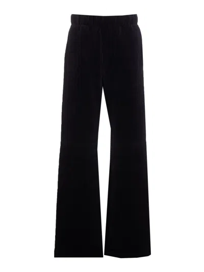 GOLDEN GOOSE BLACK VELVET PANTS