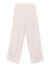 Golden Goose Flavia Wool Tailored Trousers Clothing In Neutral