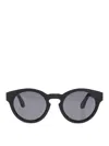 Golden Goose Cameron Panthos Round Frame Sunglasses With Dark Lenses In Black
