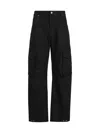 Golden Goose Men Golden Cargo Pants In Black