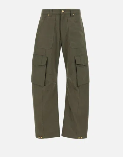 Golden Goose Trousers In Green