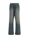 Golden Goose Deluxe Brand Slate Cotton Niccolò Joggers In Blue