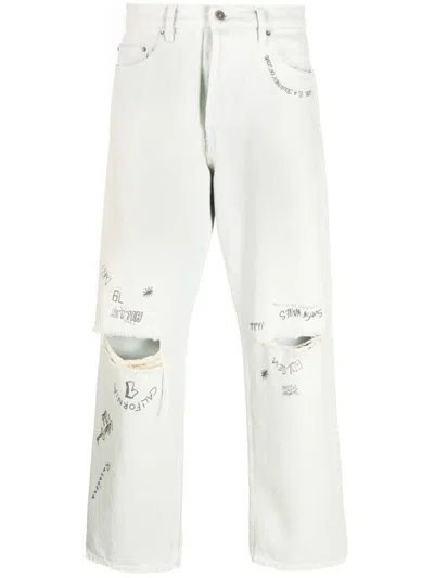 Golden Goose Trousers In Blue