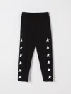 Golden Goose Star / Boys Jogging Pants Tapared Leg / Multistar Printed Include Cod Gyp In Black