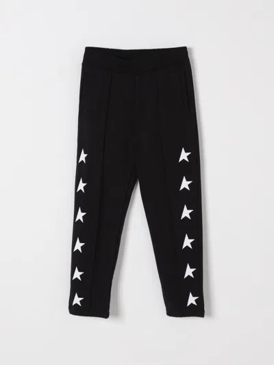GOLDEN GOOSE PANTS GOLDEN GOOSE KIDS COLOR BLACK,424956002