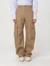 Golden Goose Twill Cargo Pants In Italian In Brown