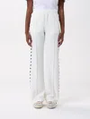 Golden Goose Deluxe Brand Ivory Pants With Elastic Waist In Rope