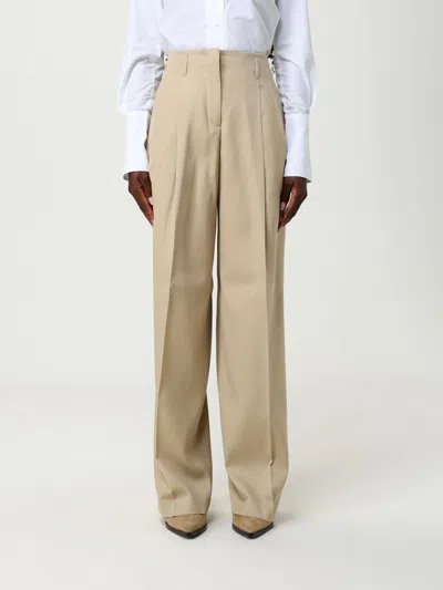 Golden Goose Virgin Wool High-rise Wide-leg Trousers In Neutral