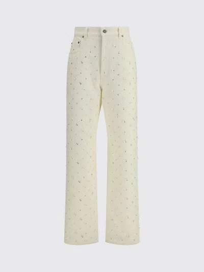 GOLDEN GOOSE PANTS GOLDEN GOOSE WOMAN COLOR WHITE,H71767001