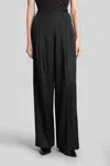 Golden Goose Pants In Black Wool In Black