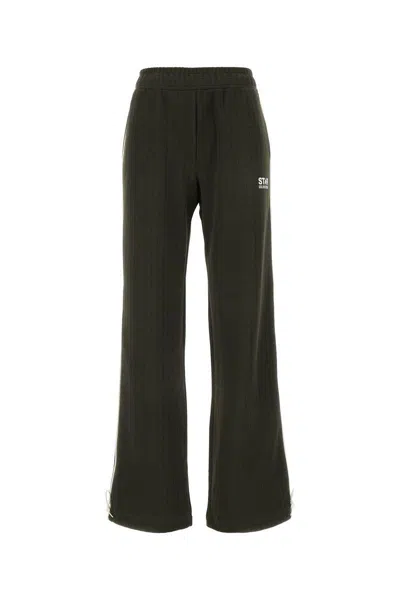 Golden Goose Pants In Militarygreenpapyrus