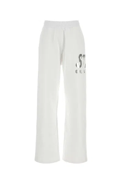 Golden Goose Pants In White