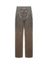 Golden Goose Jeans  Woman Color Kaki In Brown