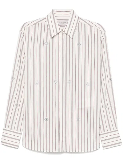 Golden Goose Papyrus Windsorwine Studded Shirt