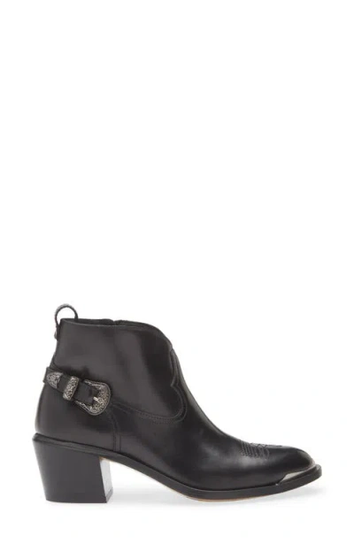 Golden Goose Patty Western Bootie In Black
