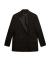 Golden Goose Peak-lapels Double-breasted Blazer In Black